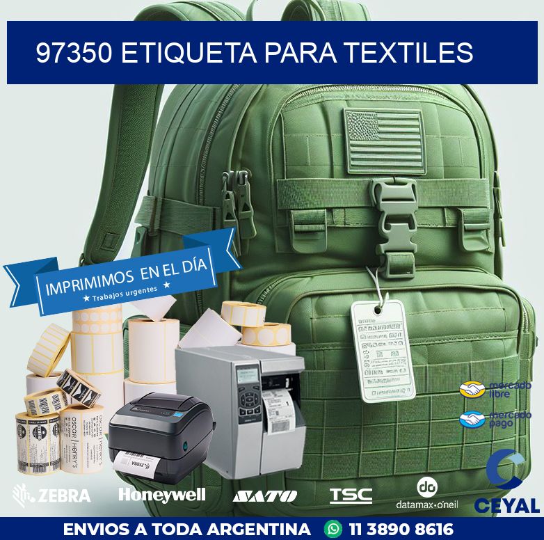 97350 ETIQUETA PARA TEXTILES