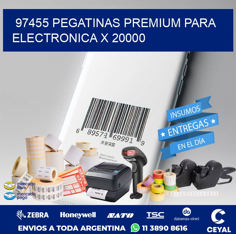 97455 PEGATINAS PREMIUM PARA ELECTRONICA X 20000