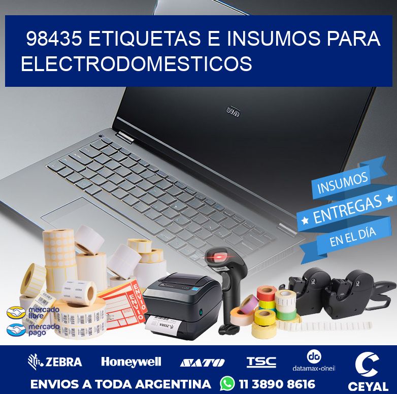 98435 ETIQUETAS E INSUMOS PARA ELECTRODOMESTICOS