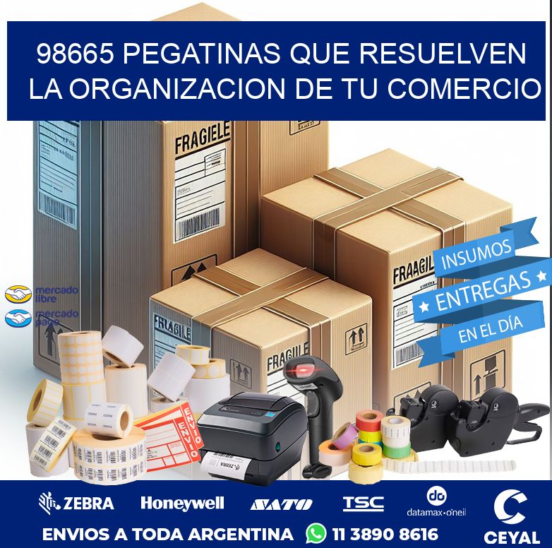 98665 PEGATINAS QUE RESUELVEN LA ORGANIZACION DE TU COMERCIO