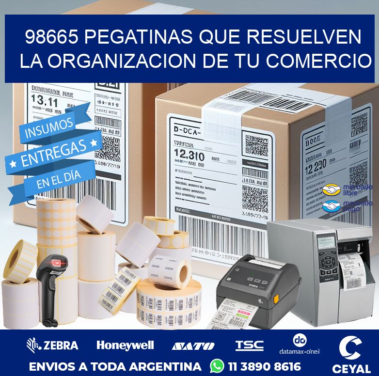 98665 PEGATINAS QUE RESUELVEN LA ORGANIZACION DE TU COMERCIO