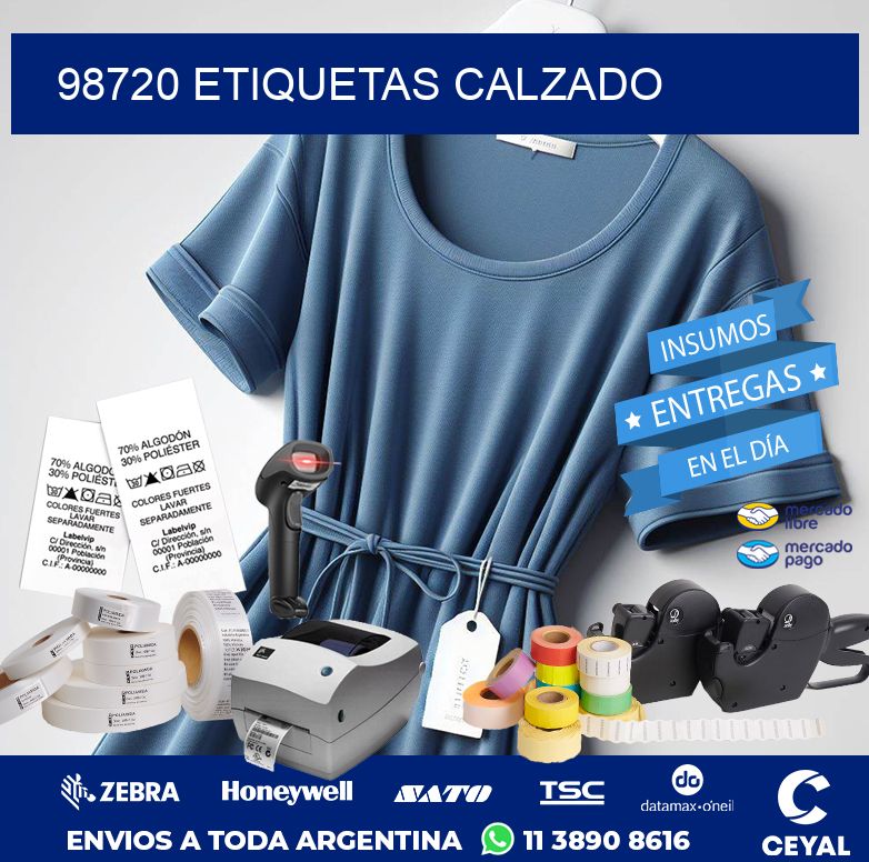 98720 ETIQUETAS CALZADO