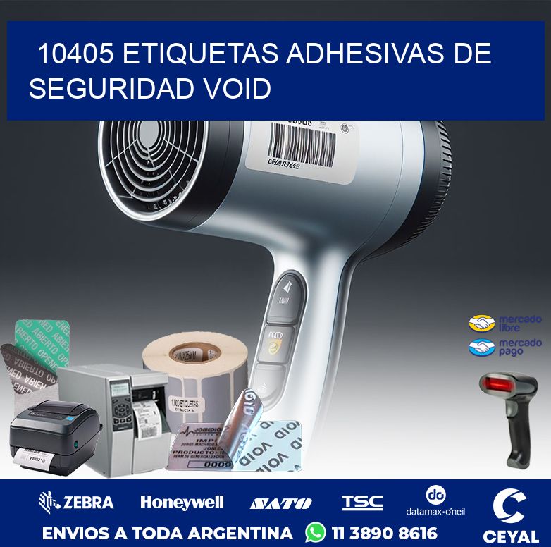10405 ETIQUETAS ADHESIVAS DE SEGURIDAD VOID