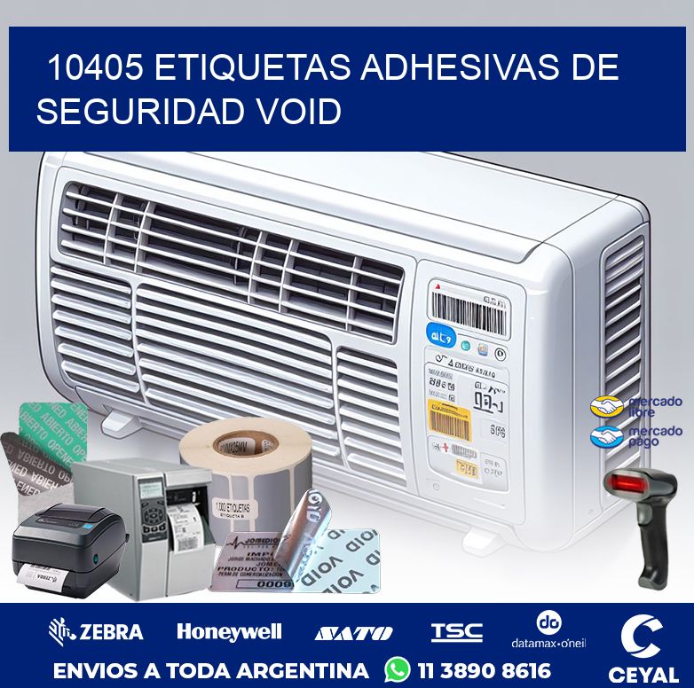 10405 ETIQUETAS ADHESIVAS DE SEGURIDAD VOID