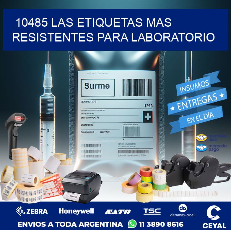 10485 LAS ETIQUETAS MAS RESISTENTES PARA LABORATORIO