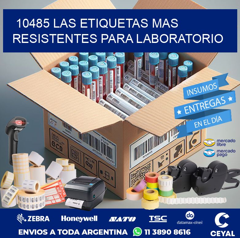 10485 LAS ETIQUETAS MAS RESISTENTES PARA LABORATORIO