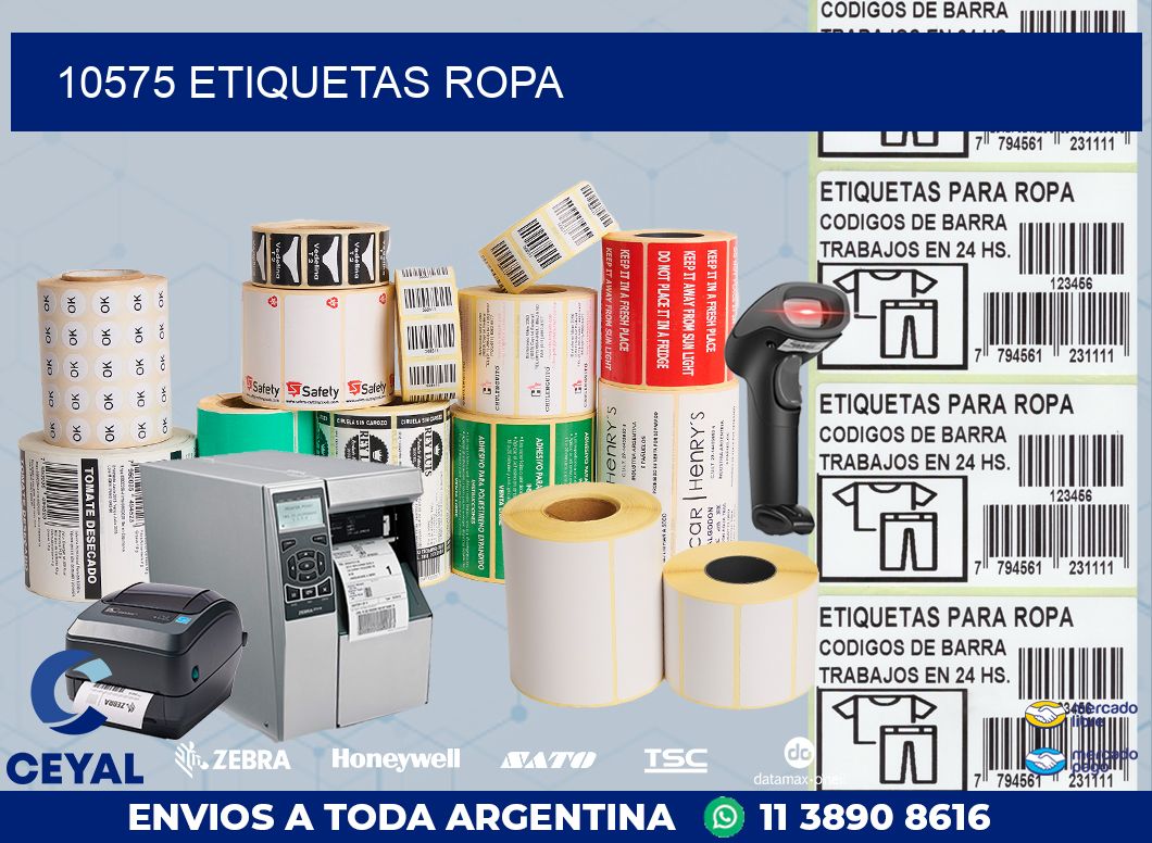 10575 ETIQUETAS ROPA