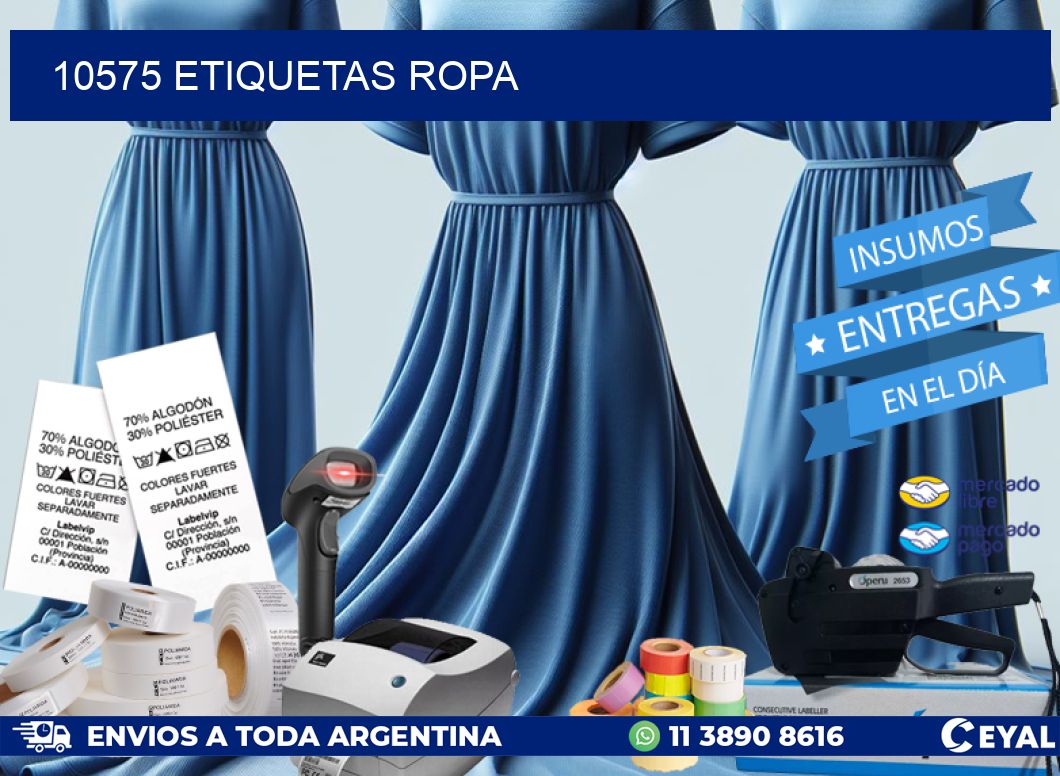 10575 ETIQUETAS ROPA
