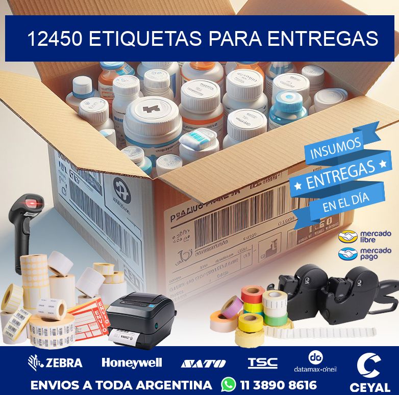 12450 ETIQUETAS PARA ENTREGAS