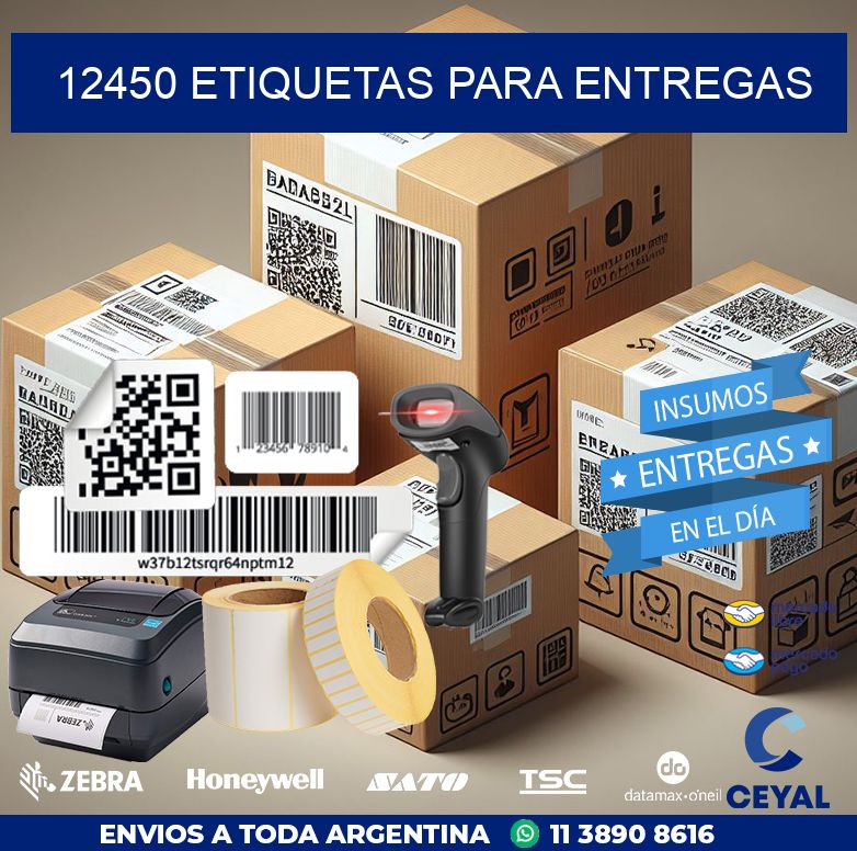 12450 ETIQUETAS PARA ENTREGAS