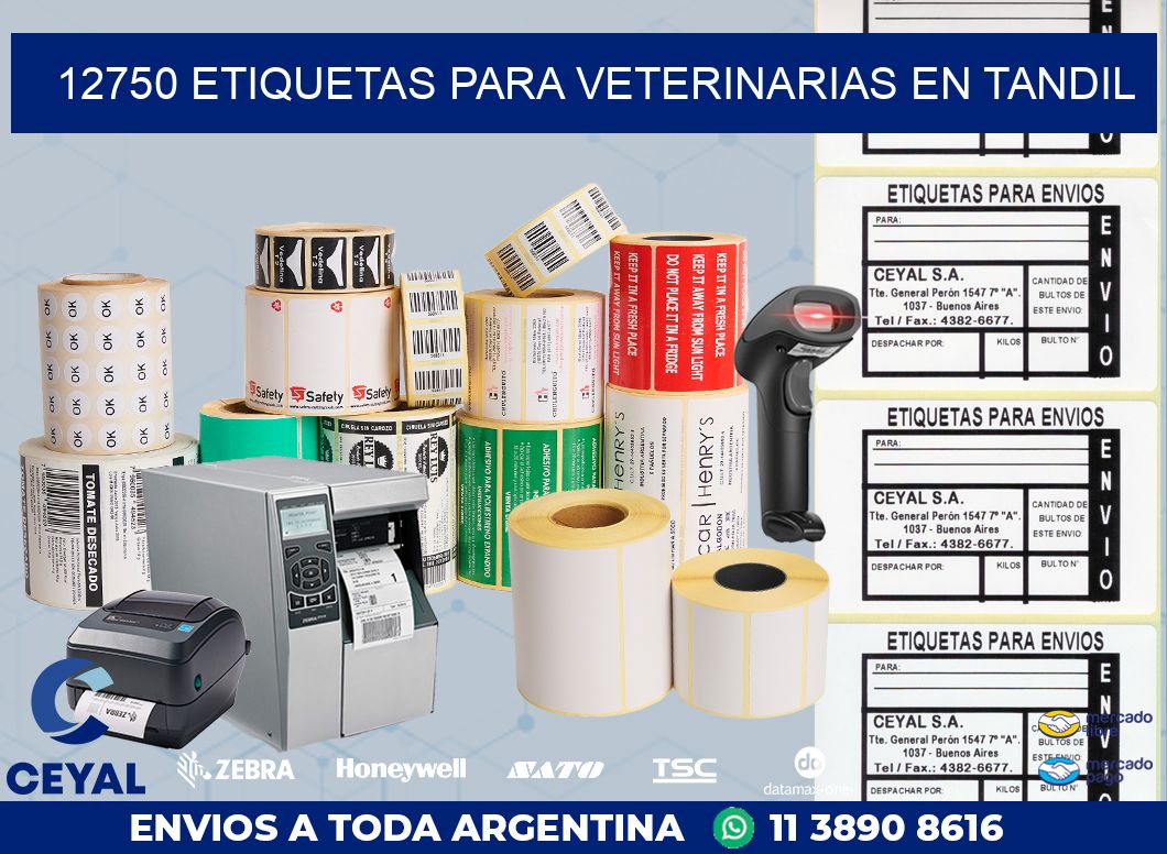 12750 ETIQUETAS PARA VETERINARIAS EN TANDIL