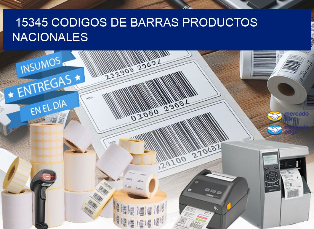 15345 codigos de barras productos nacionales