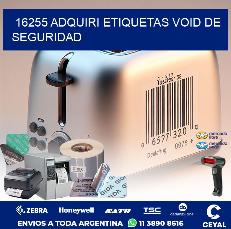 16255 ADQUIRI ETIQUETAS VOID DE SEGURIDAD