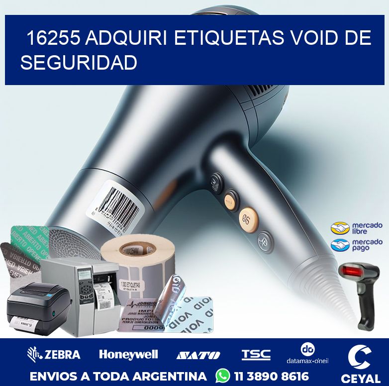 16255 ADQUIRI ETIQUETAS VOID DE SEGURIDAD