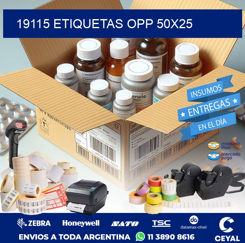 19115 ETIQUETAS OPP 50X25