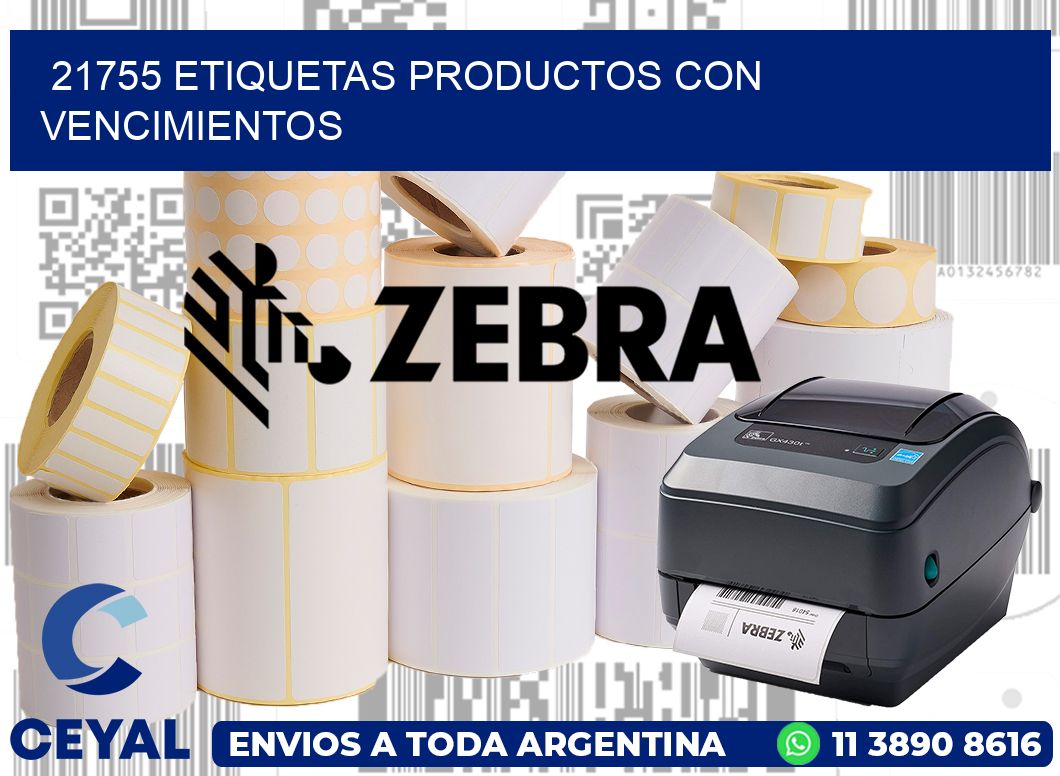 21755 Etiquetas productos con vencimientos