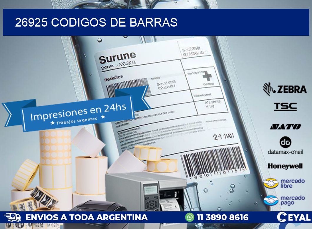 26925 codigos de barras