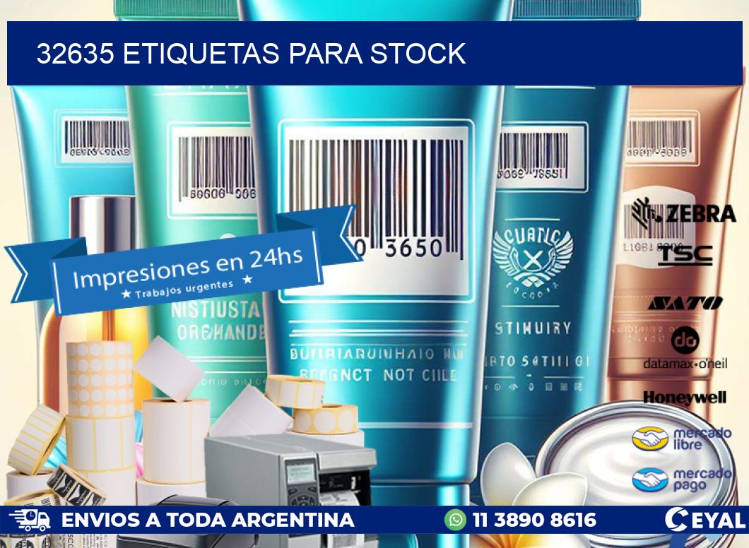 32635 ETIQUETAS PARA STOCK