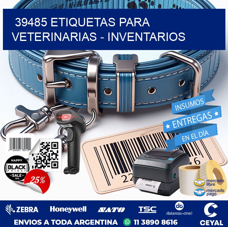 39485 ETIQUETAS PARA VETERINARIAS – INVENTARIOS