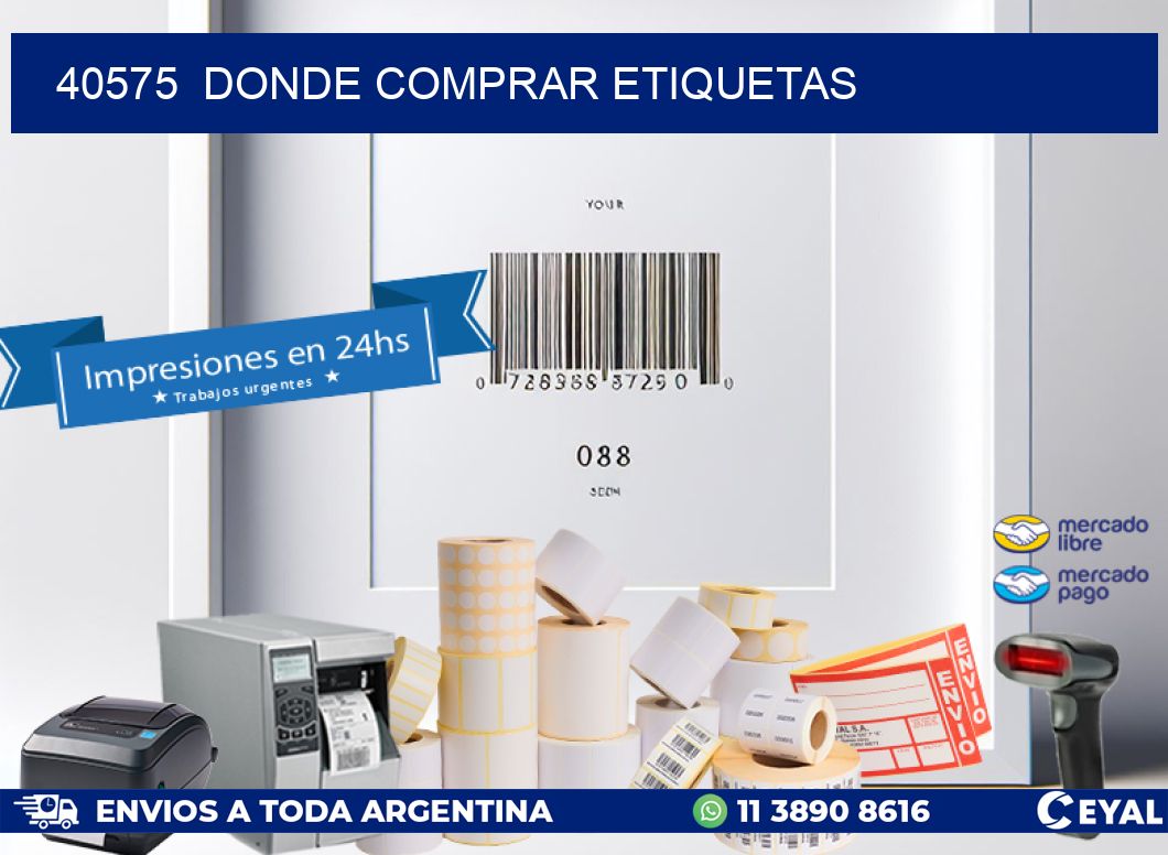40575 donde comprar etiquetas