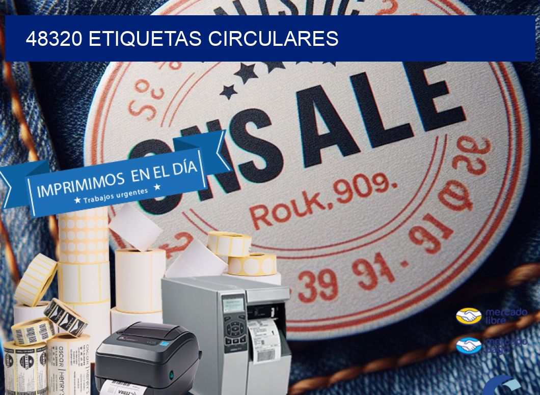48320 ETIQUETAS CIRCULARES