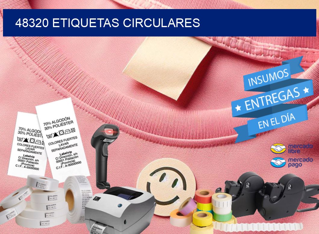 48320 ETIQUETAS CIRCULARES