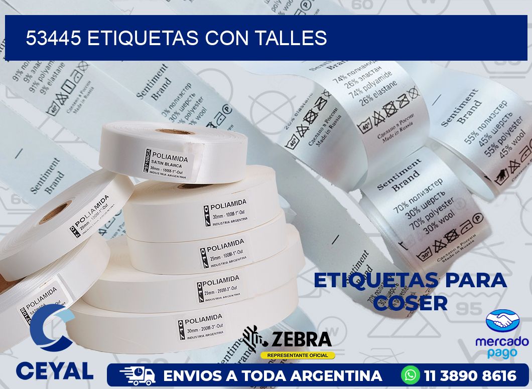 53445 ETIQUETAS CON TALLES