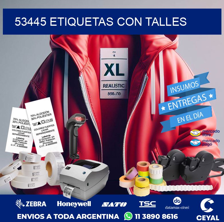 53445 ETIQUETAS CON TALLES