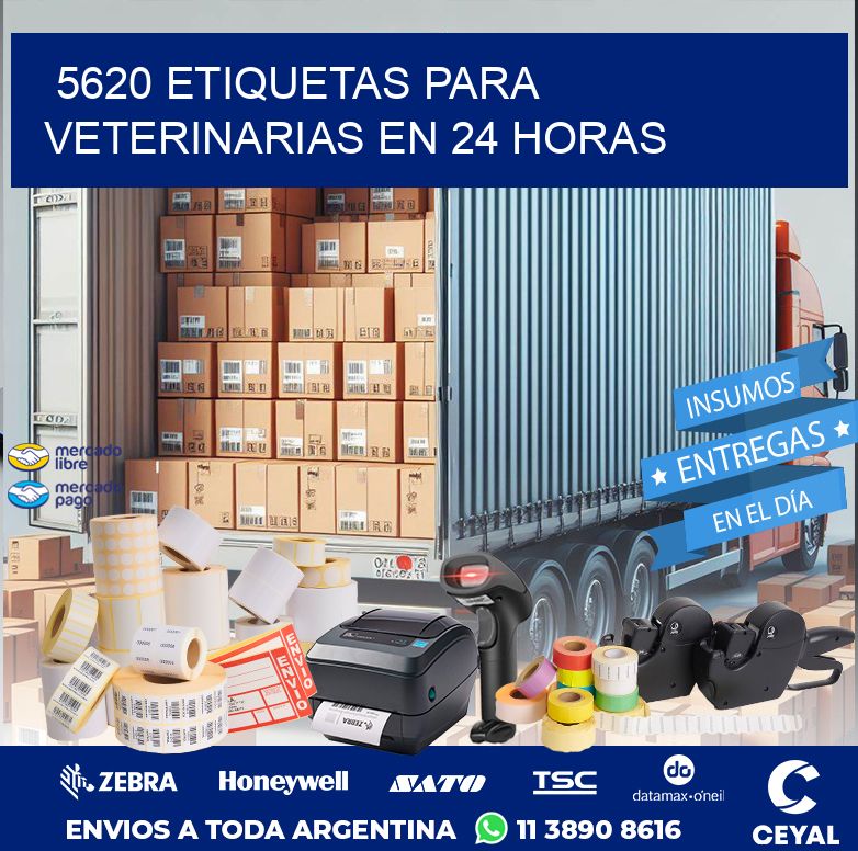 5620 ETIQUETAS PARA VETERINARIAS EN 24 HORAS