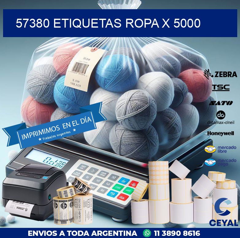 57380 ETIQUETAS ROPA X 5000