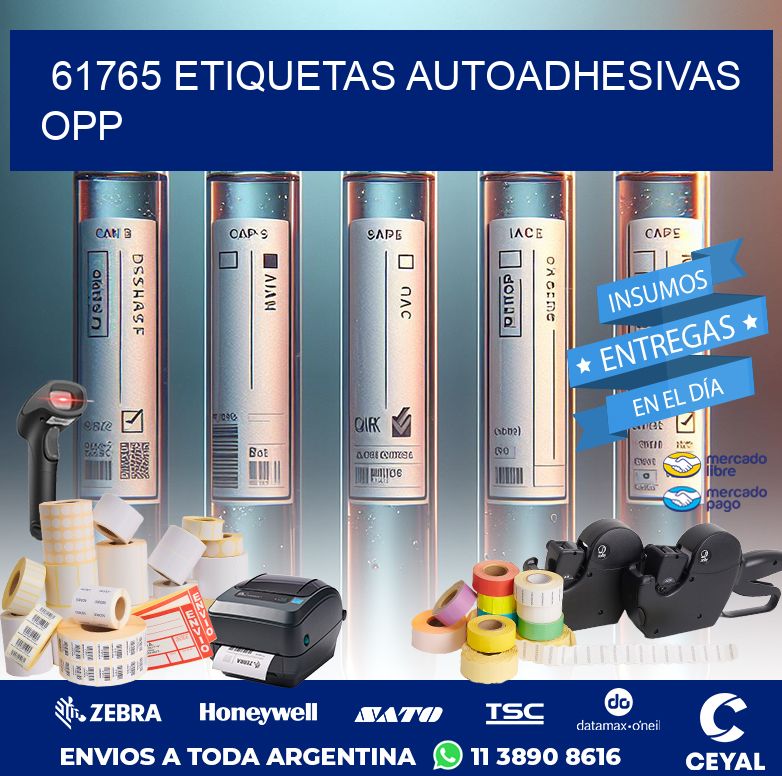 61765 ETIQUETAS AUTOADHESIVAS OPP