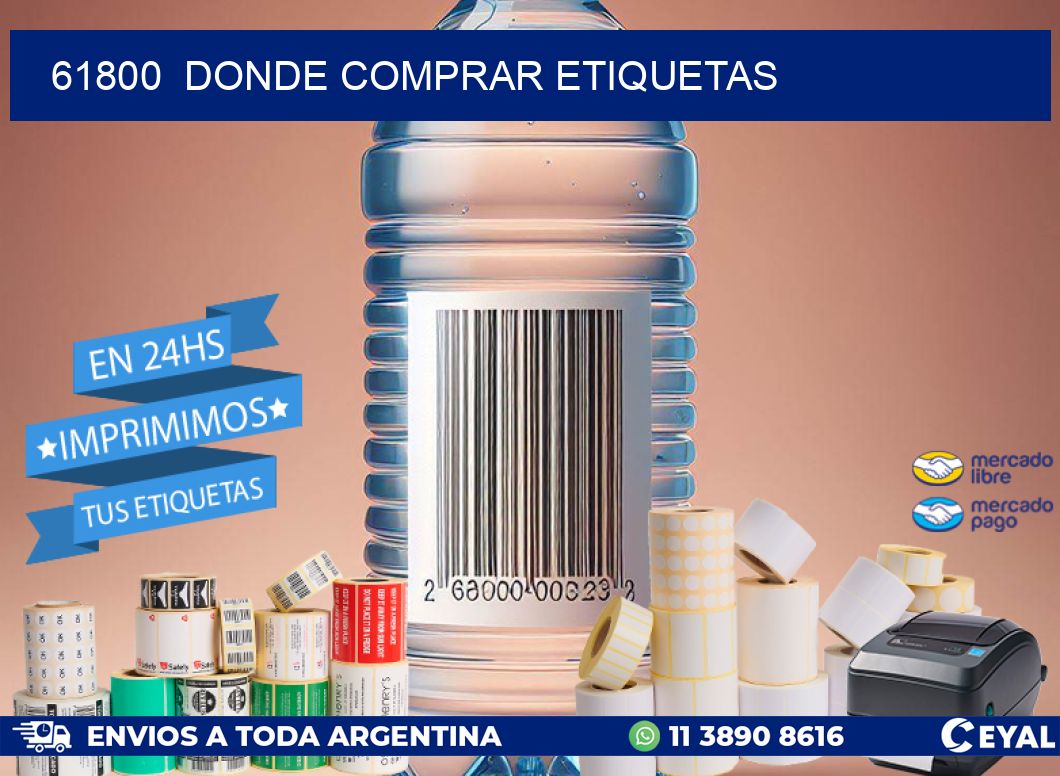 61800 donde comprar etiquetas