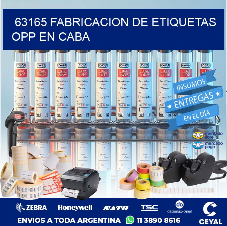 63165 FABRICACION DE ETIQUETAS OPP EN CABA