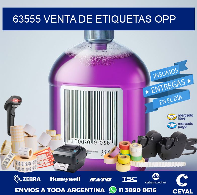 63555 VENTA DE ETIQUETAS OPP