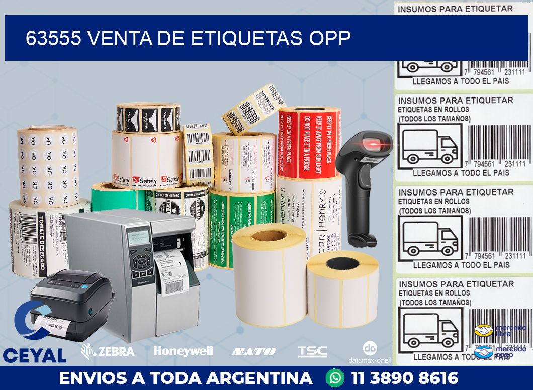 63555 VENTA DE ETIQUETAS OPP