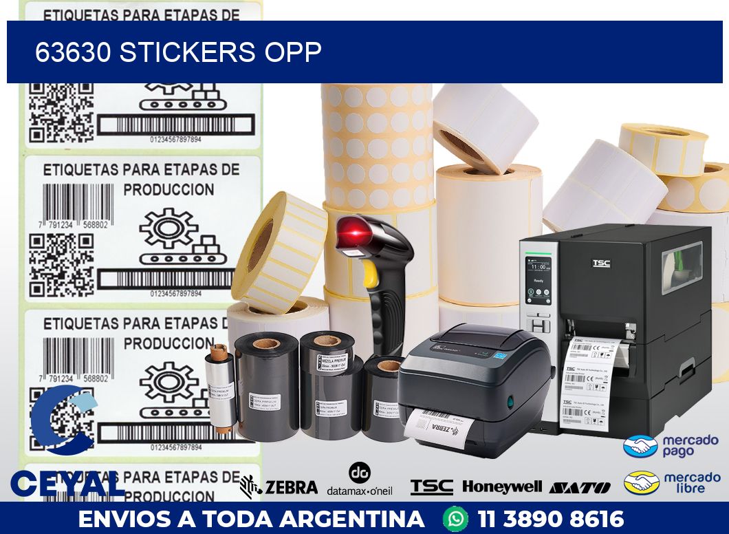 63630 STICKERS OPP