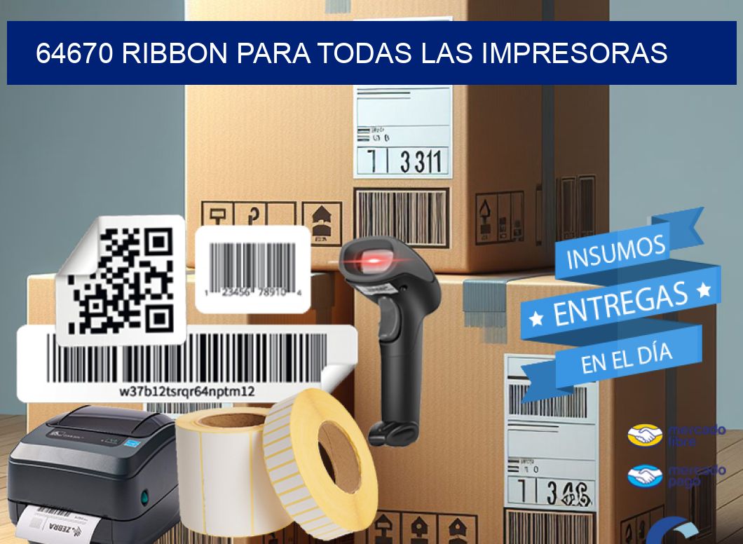 64670 RIBBON PARA TODAS LAS IMPRESORAS