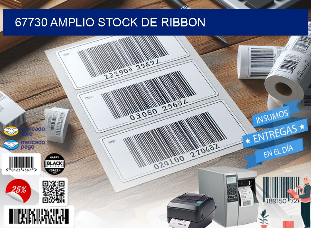 67730 AMPLIO STOCK DE RIBBON