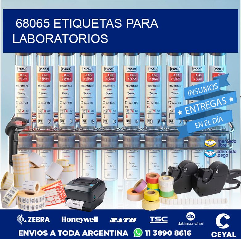 68065 ETIQUETAS PARA LABORATORIOS