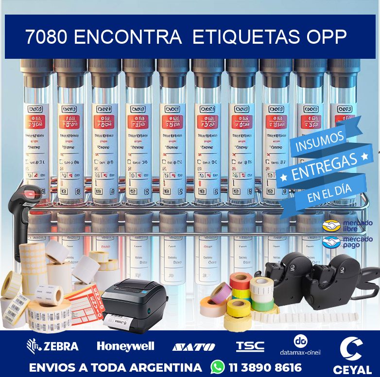 7080 ENCONTRA  ETIQUETAS OPP