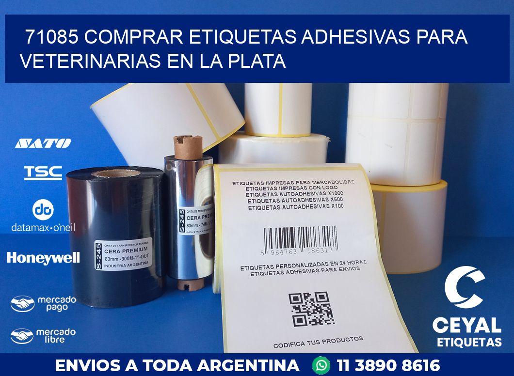 71085 COMPRAR ETIQUETAS ADHESIVAS PARA VETERINARIAS EN LA PLATA