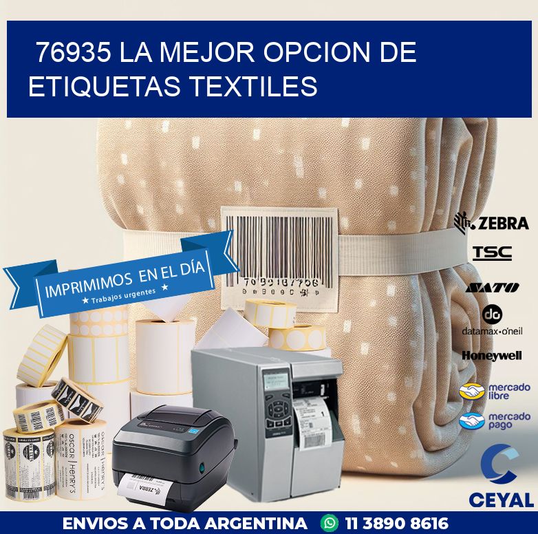76935 LA MEJOR OPCION DE ETIQUETAS TEXTILES