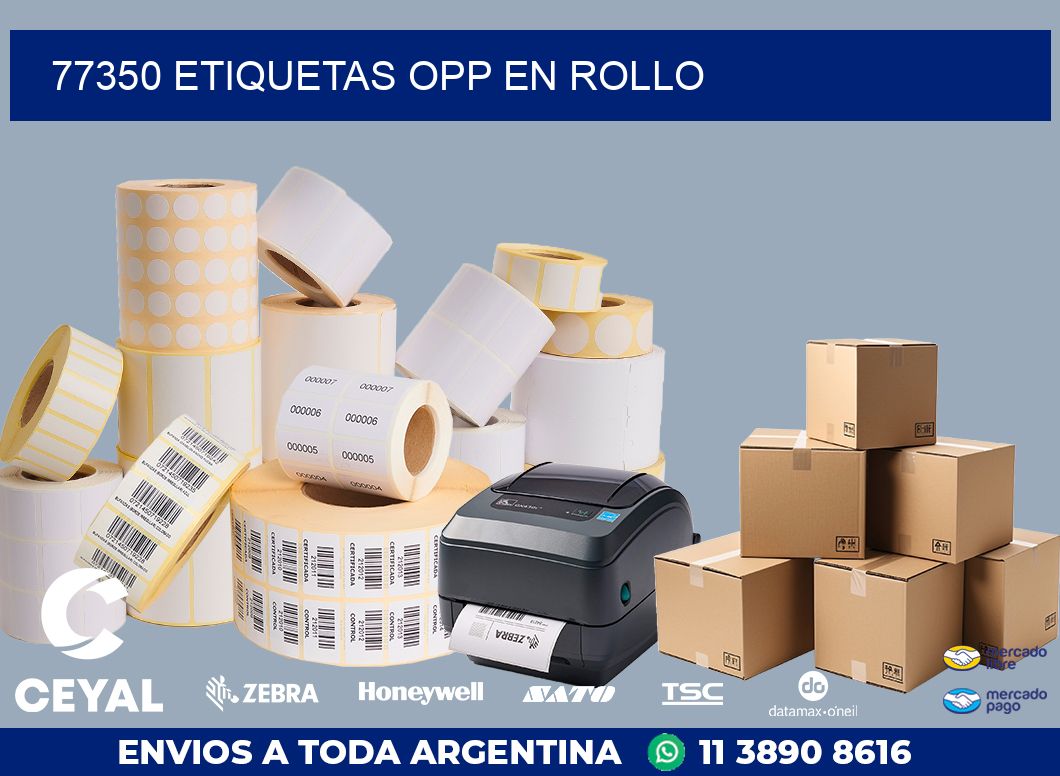 77350 ETIQUETAS OPP EN ROLLO