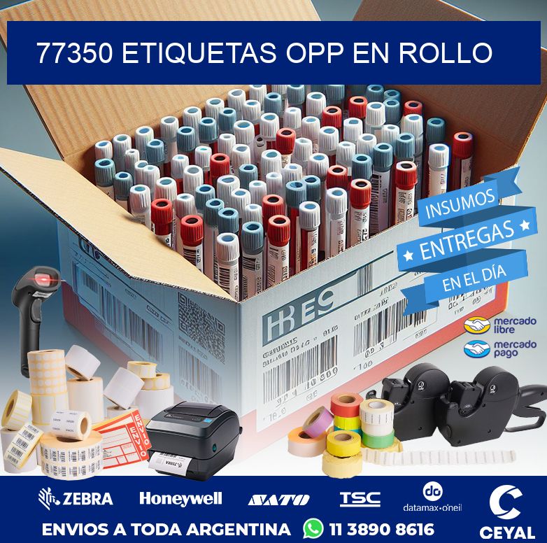 77350 ETIQUETAS OPP EN ROLLO