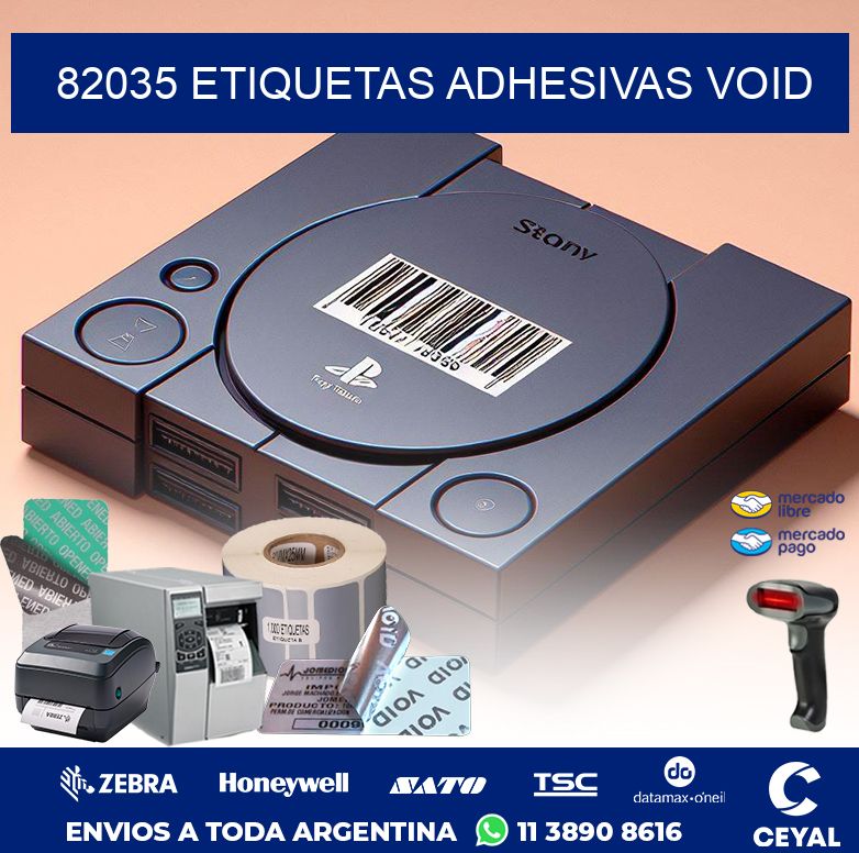82035 ETIQUETAS ADHESIVAS VOID