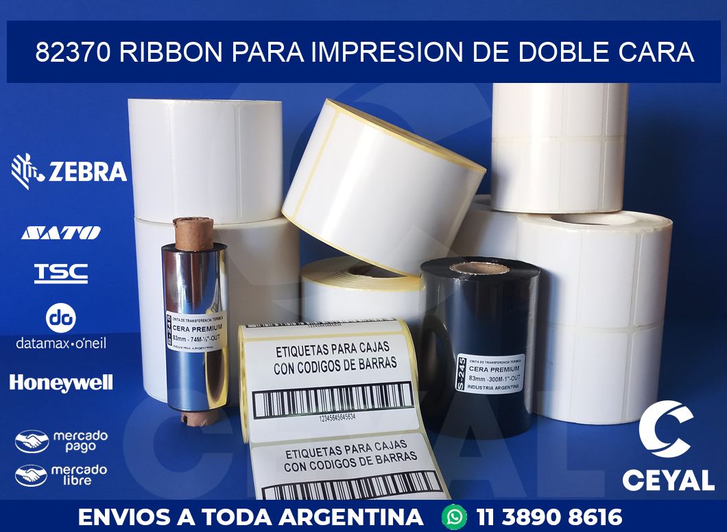 82370 RIBBON PARA IMPRESION DE DOBLE CARA