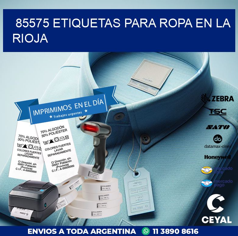 85575 ETIQUETAS PARA ROPA EN LA RIOJA