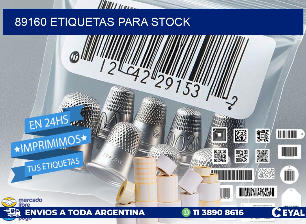 89160 ETIQUETAS PARA STOCK