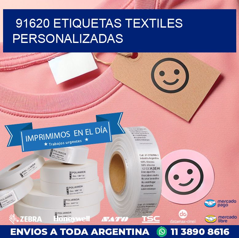 91620 ETIQUETAS TEXTILES PERSONALIZADAS
