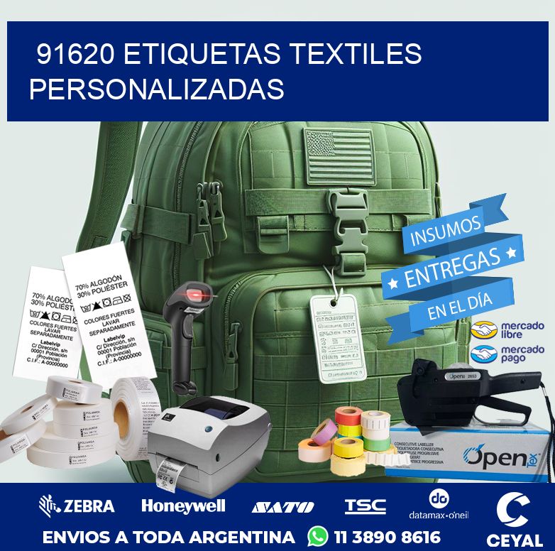 91620 ETIQUETAS TEXTILES PERSONALIZADAS